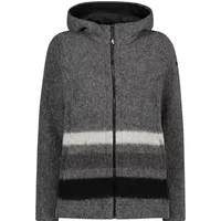 Women's zipped wooltech hoodie CMP image 2