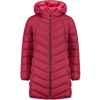 Long hooded puffer jacket for girls CMP image 2