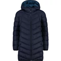Long hooded puffer jacket for girls CMP image 2