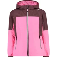 Girls' waterproof hooded jacket CMP image 2
