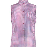 Sleeveless check shirt for women CMP image 2