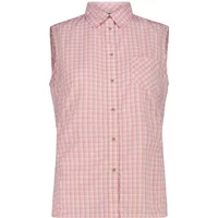 Sleeveless check shirt for women CMP image 2