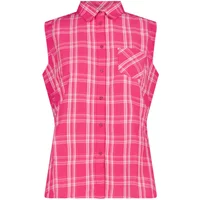 Sleeveless check shirt for women CMP image 2