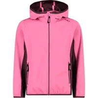 Girls' waterproof hooded jacket CMP image 2