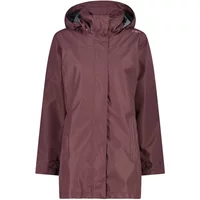 Women's waterproof hooded jacket with snap buttons CMP image 2