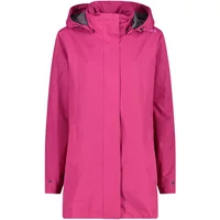 Women's waterproof hooded jacket with snap buttons CMP image 2