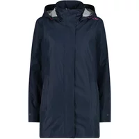Women's waterproof hooded jacket with snap buttons CMP image 2