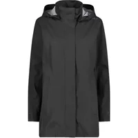 Women's waterproof hooded jacket with snap buttons CMP image 2
