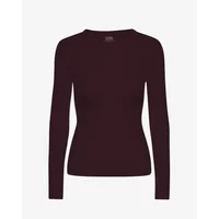 Women's long sleeve T-shirt Colorful Standard Organic Oxblood Red