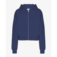 Women's zip-up hoodie Colorful Standard Organic Marine Blue