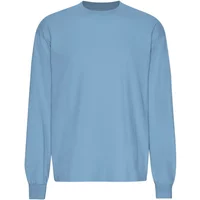 Oversized long-sleeve T-shirt Colorful Standard Organic Seaside Blue