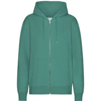 Zip-up hoodie Colorful Standard Classic Organic Pine Green