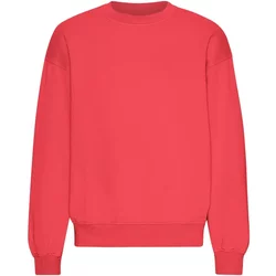 Oversized Crewneck Sweatshirt Colorful Standard Organic Red Tangerine