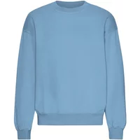 Sweatshirt mit Rundhalsausschnitt in Oversize-Optik Colorful Standard Organic Seaside Blue
