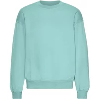 Colorful Standard Organic Teal Blue Oversized Crewneck Sweatshirt