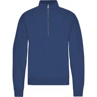 Sweatshirt 1/4 Reißverschluss Colorful Standard Organic Marine Blue