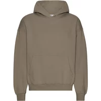 Oversized hooded sweatshirt Colorful Standard Organic Cedar Brown