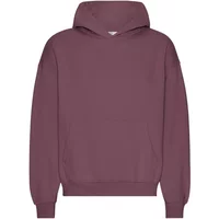 Oversized hooded sweatshirt Colorful Standard Organic Dusty Plum
