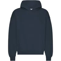 Oversized hooded sweatshirt Colorful Standard Organic Navy Blue