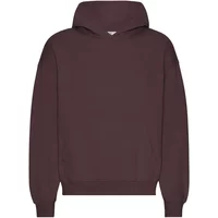 Oversized hooded sweatshirt Colorful Standard Organic Oxblood Red