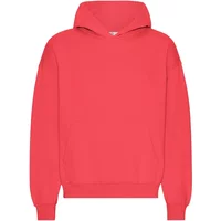 Oversized hooded sweatshirt Colorful Standard Organic Red Tangerine