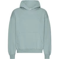 Oversized hooded sweatshirt Colorful Standard Organic Steel Blue