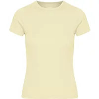 Women's T-shirt Colorful Standard Rib Soft Yellow