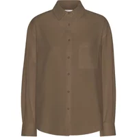 Women's oversize shirt Colorful Standard Organic Cedar Brown