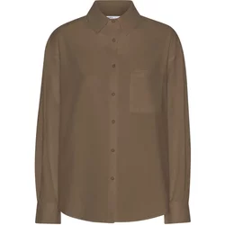 Women's Oversize Shirt Colorful Standard Organic Cedar Brown