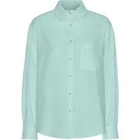 Women's oversize shirt Colorful Standard Organic Teal Blue