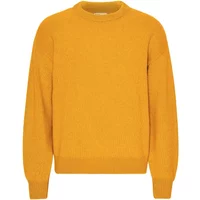 Oversized round-neck sweater Colorful Standard Burned Yellow