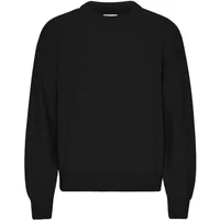 Oversized round-neck sweater Colorful Standard Deep Black