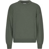 Oversized round-neck sweater Colorful Standard Dusty Olive
