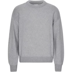 Oversized Round-Neck Sweater Colorful Standard Heather Grey