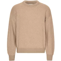 Oversized round-neck sweater Colorful Standard Honey Beige