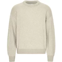 Oversized round-neck sweater Colorful Standard Ivory White