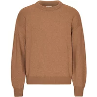 Oversized round-neck sweater Colorful Standard Sahara Camel