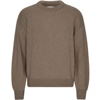 Oversized round-neck sweater Colorful Standard Warm Taupe