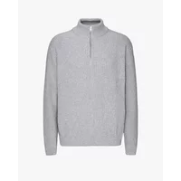 Merino 1/4 zip jumper Colorful Standard Heather Grey
