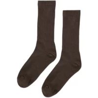 Football Socks Colorful Standard Organic Active Coffee Brown