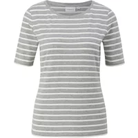 Gestreiftes Slim-Fit T-Shirt aus Viskose-Mischung für Damen COMMA
