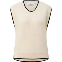 Sleeveless Colour Block Crew Neck Top Women COMMA