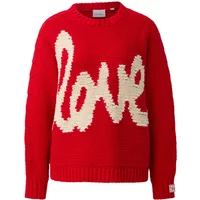 Pull Rundhals mit originellem Intarsienmuster Damen COMMA