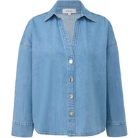 Fließende Jeansjacke aus Lyocell mit überschnittenen Schultern für Damen COMMA