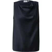 Satin-Top mit Wickelausschnitt und Falten für Damen COMMA