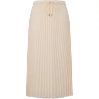 Midikleid aus plissierter Chiffon mit Kordel Damen COMMA