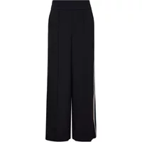 Hose mit weitem Bein und originellen Seitenstreifen Damen COMMA