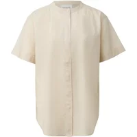 Kurzarmshirt aus Baumwolle mit Stehkragen für Damen COMMA