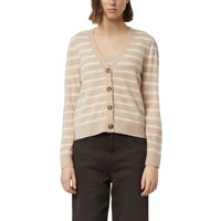 Zeitloses gestreiftes Cashmere-Cardigan für Damen COMMA