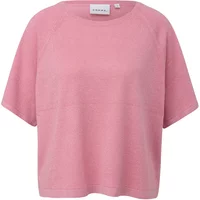 Eleganter Kurzarm-Rundhals-Pullover Damen COMMA